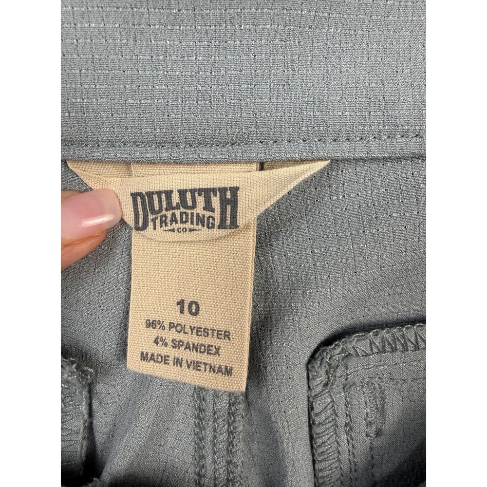 Duluth Trading Co Women's Size 10 Shorts Teal Breezeshooter 7" Work Utility Hike - Picture 3 of 10